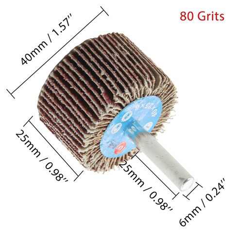 Flap Wheel 1-1/2 inch Sanding Wheel Sanding Disc with Handle 5 pcs in Saudi Arabia