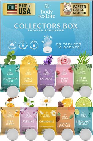 Body Restore Dustore Beavers Armatherapy 30 Pack - Steer Basket Stuffers ، Giftiation Homiers for Mom ، Dad ، Best Friend ، Essentials Travel ، Leaft Orget in Saudi Arabia