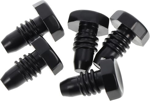 PRETYZOOM 5pcs Billiard Cue Tail Covers Lightweight Plastic Cue Bottom Protection Wear-Resistant Tail Plugs Portable Pool Stick Accessories for Billiard Players in Saudi Arabia