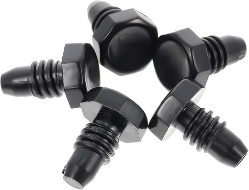 5pcs Black Plastic Billiard Cue Bottom Protection Plugs Lightweight Cue Tail Covers for Pool and Snooker Billiard Supplies in Saudi Arabia