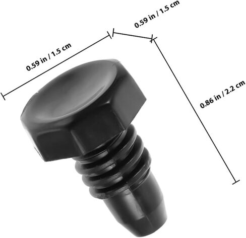 6pcs Black Plastic Billiard Cue Tail Protection Plugs for Snooker Pool Cue Bottom Covers Replacement Snooker Supplies for End Protection in Saudi Arabia