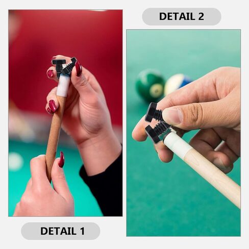 6pcs Black Plastic Billiard Cue Tail Protection Plugs for Snooker Pool Cue Bottom Covers Replacement Snooker Supplies for End Protection in Saudi Arabia
