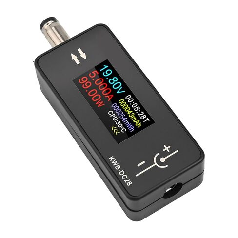 KWS-DC28 DC5525 Interface Voltmeter 0.96in TFT Display 4-30V 0-12A Power Monitor for Computer Monitors and Power Tools in Saudi Arabia
