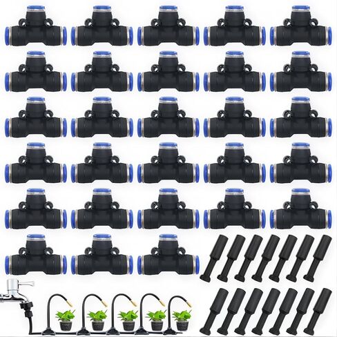 مجموعة تركيبات تعمل بالهواء المضغوط 42 قطعة، مجموعة موصلات ملائمة للدفع تتضمن تركيبات توصيل سريعة على شكل حرف T، قابس خانق لتركيبات الدفع الملائمة، لأدوات هوائية مقاس 8 مم in Kuwait