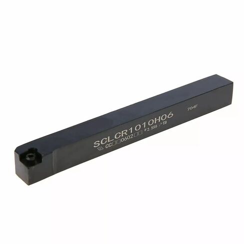 10-Pack CCMT060204 Carbide Inserts with SCLCR1010H06 Lathe Tool Holder, Alloy Steel External Turning Tool for Steel Stainless Steel Cast Iron Machining in Saudi Arabia