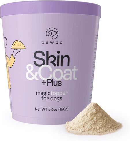 PawCo Magic Topper Hip & Joint Support - Vegan Dog Topper with Omega-3, Grain-Free Meal Enhancer for Senior Dogs, 160g in Kuwait