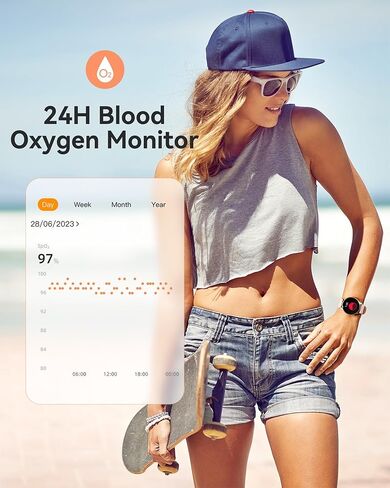 AGPTEK 5ATM Waterproof Pedometer Watch, Fitness Tracker for Women with Step Counter, Calorie & Sleep Monitor, Comfort Lightweight for Walking, Running in Saudi Arabia