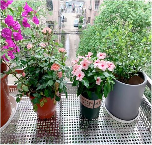 304 Stainless Steel Perforated Sheet 10mm Holes - Balcony Protection Metal Plate, Leak-Proof Window Pads (35x120 cm) - Weather-Resistant & Durable Outdoor Cover in Saudi Arabia