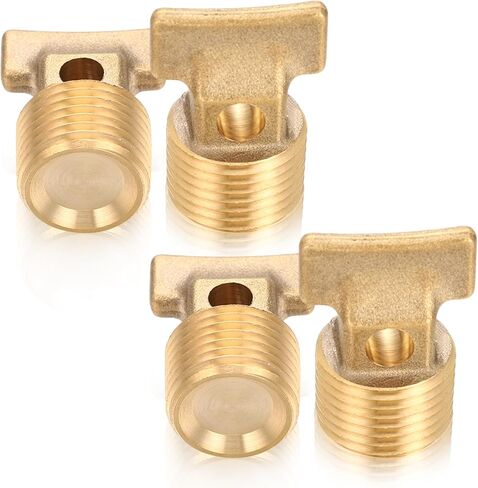 4 Pcs Boat Drain Plugs 1/2" NPT Solid Brass Drain Plugs Commonly Used in Boat Hulls Solid Brass Hull Spare Garboard Plug in Saudi Arabia