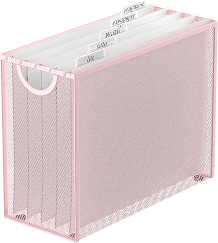 Sinboun Hanging File Filemister -Size -Size Holder Filder Consers Consers Consers Consers 5 Bolders - Meth Mesh Magazine Letter Cabinets File for Office Home School ، لا يوجد تجميع مطلوب in Kuwait