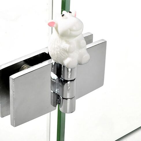 Hinge Heads Decorative Topper Set 4PCS, Home Decoration,Magnetic Hinge Head Toppers Door Hinge, Cute Mini Creative Small Sheep Resin Ornament in Saudi Arabia