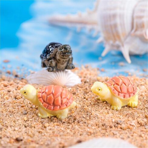 Hinge Heads Decorative Topper Set 6PCS, Home Decoration,Magnetic Hinge Head Toppers Door Hinge, Cute Mini Creative Two Tone Turtle Resin Ornament in Saudi Arabia
