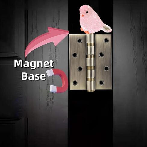 Hinge Heads Decorative Topper Set 5PCS, Home Decoration,Magnetic Hinge Head Toppers Door Hinge, Cute Mini Creative Bow Down, Colorful Luminous Bird in Saudi Arabia