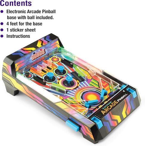 لعبة الكرة والدبابيس الإلكترونية من Game Zone للاعب واحد في كل مرة، للأعمار من 6 سنوات فما فوق، للأطفال والبالغين in Kuwait