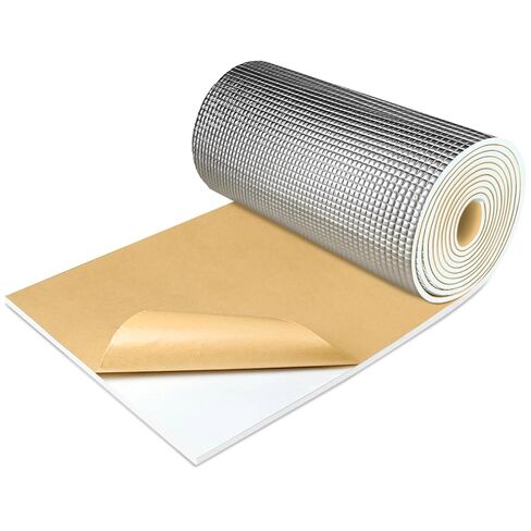 BXI Black XPE Foam Roll - 13 Inches x 8.2 Feet Self-Adhesive Padding Mat, Flexible Tear-Resistant Sheet, Waterproof Closed Cell Foam Board for DIY Craft, Cosplay, Packing, Costume, Gasket, Cushioning in Kuwait