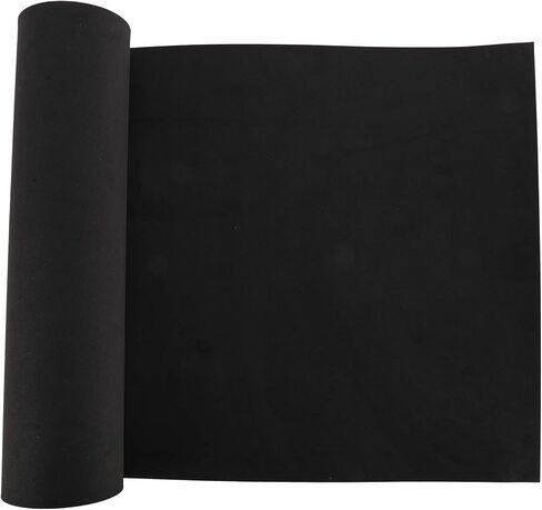 Artilife Closed Cell Foam Sheet Padding Closed Cell Foam Roll,DIY Project Easy Cut Non-Adhesive Multi-Function Soundproof Sponge Sheet (Black(No Adhesive), 1/8" T x 17" W x 60" L) in Saudi Arabia