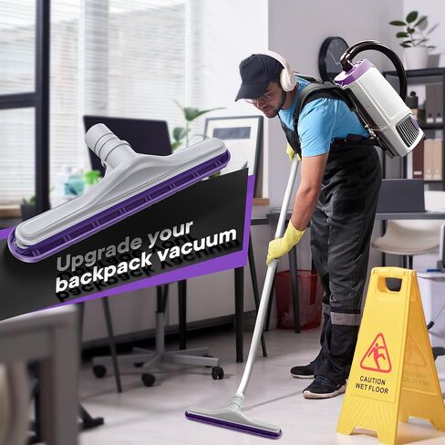 قطعتان من أدوات الأرضية البديلة المتوافقة مع مكانس الظهر Proteam E-Z Glide 10 QT و6 QT، أداة أرضية صلبة مطورة مقاس 14 بوصة متوافقة مع المنظفات التجارية in Kuwait