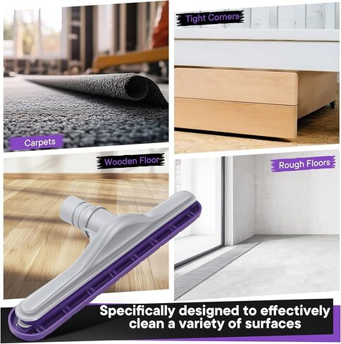 قطعتان من أدوات الأرضية البديلة المتوافقة مع مكانس الظهر Proteam E-Z Glide 10 QT و6 QT، أداة أرضية صلبة مطورة مقاس 14 بوصة متوافقة مع المنظفات التجارية in Kuwait