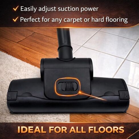 Fit on Atrix Ergo VACBP1 - BP44 Backpack Vacuum Cleaner and Commercial Backpack Vacuum Systems. Compatible 1.38 inches (35mm) Turbo Nozzle Vacuum Brush Attachment -Turbo Brush Vacuum Attachment. in Kuwait