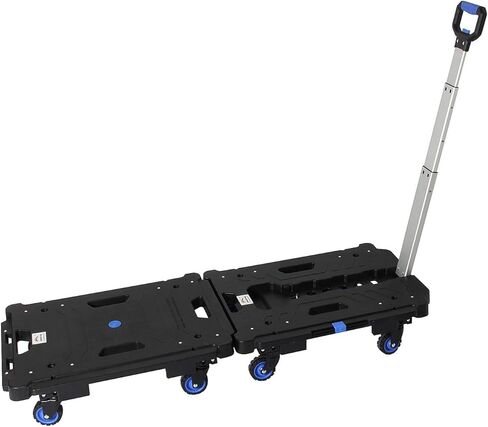 مجموعة LEADALLWAY مكونة من قطعتين منصة شاحنة قابلة للطي وتجميع عربات متعددة (24.4 بوصة طول × 17.7 بوصة عرض مع مقبض + 24.2 بوصة طول × 18.1 بوصة عرض) in Kuwait