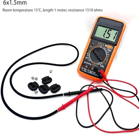 Conductive Rubber Tube Hose Silicone Tubing 6x1.5mm Industrial Black Rubber Tubing No Static Electricity in Kuwait