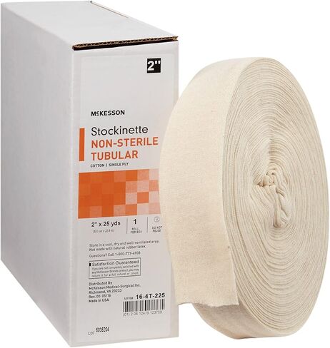 McKesson Stockinette, Non-Sterile, Cotton, Tubular, 2 in x 25 yds, 1 Count, 1 Pack in Saudi Arabia