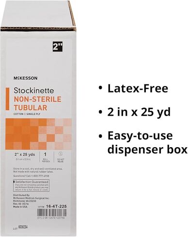 McKesson Stockinette, Non-Sterile, Cotton, Tubular, 2 in x 25 yds, 1 Count, 1 Pack in Saudi Arabia