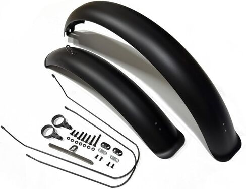 Fat Tire Bike Fenders ABS Material Bicycle Fender Set for Fat Bike Fenders (26x4.0 inch) in Kuwait