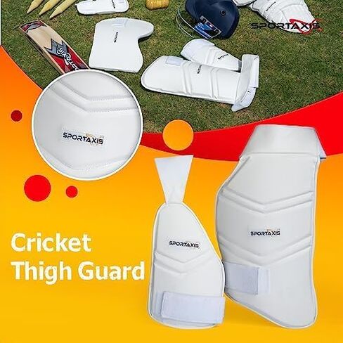 SPORTAXIS Cricket Thigh Guard Pad Set for Adult and Youth for Lower Body Protection in Saudi Arabia