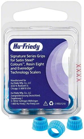 Hu-Friedy SSG12/4 Signature Series Dental Instrument Grips Ocean Blue 4/Pk in Saudi Arabia