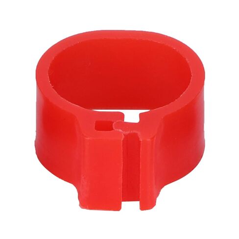 مشابك علامة القدم على شكل حلقة للطيور، حلقة للقدم للحمام 10 ملم باللون الأحمر 200 قطعة للتعرف على الطيور وتدريبها بدون وضع علامات على الكلمات in Kuwait