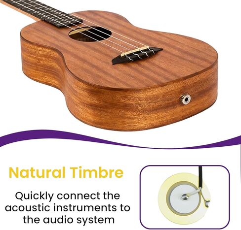 2 Pcs Piezo Pickups Transducer | 3-in-1 & 2-in-1 Pickup Combo | Self-Adhesive Piezo System | Acoustic Guitar, Violin, Ukulele & Cello in Saudi Arabia