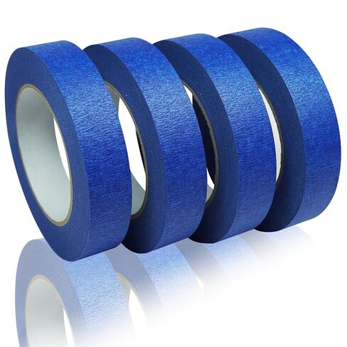 Painters Tape 1 Inch Wide, 12 Pack Painters Tape for General Purpose Use, 1 Inch X 55 Yards X 12 Rolls, 660 Yards in Total in Kuwait