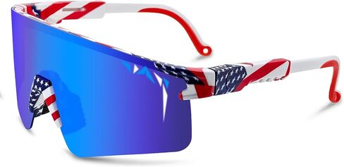 IKTOD Sports Sunglasses Men Women Anti-UV Baseball Sunglasses Cycling Running Softball Glasses in Kuwait