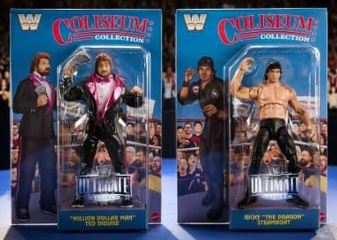 صندوق مفتوح حصري من Ted Dibiase Ricky Dreamboat WWE Ultimate Edition Coliseum Collection in Kuwait