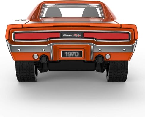نموذج سيارات مصبوب بمقياس 1:36 لسيارة دودج تشارجر R/T 1970، سيارة لعبة سحب للخلف من سبائك الزنك مع عجلات مجانية، أبواب قابلة للفتح وغطاء للرأس هدية للأطفال والأولاد البالغين، برتقالي in Kuwait