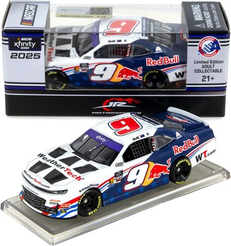 Shane Van Gisbergen 2025 WethrTch/Red B #9 Xfinity Series ARC Diecast Car 1:64 Scale in Saudi Arabia