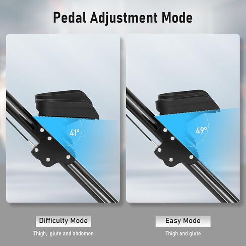 BODIOO Stair Stepper لصالة الألعاب الرياضية المنزلية، متسلق الدرج مع مقود قابل للتعديل ودواسات مزدوجة مائلة، متسلق تمرين القلب المدمج القابل للطي لتمرين الجسم بالكامل in Kuwait