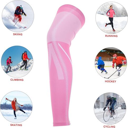 BESTYASH 2Pcs Breathable Slip Knee Protectors for Men and Women Sports Leg Sleeves for Running and Basketball Compression Support for Enhanced Performance and Injury Prevention in Saudi Arabia