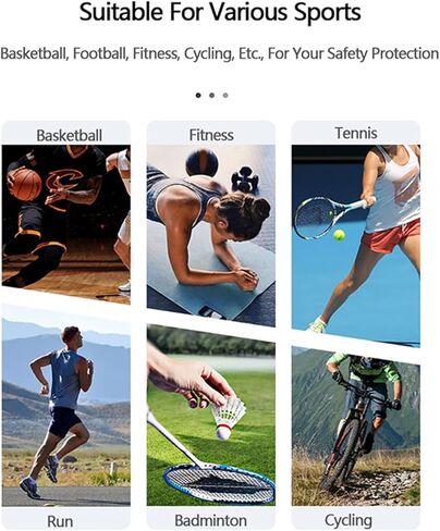 رياضية غير قابلة للانزلاق، ضغط كامل للركبة وأكمام طويلة للبالغين من الرجال والنساء ودعم ربلة الساق لكرة السلة وكرة القدم (رمادي، متوسط) in Kuwait