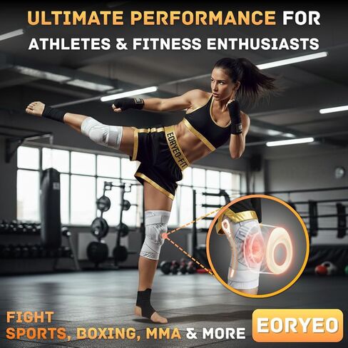 Dynamic Exercise Leg Sleeves 2-Pack for Men & Women, Knee Support & Stability for High Performance Sports Training in Saudi Arabia