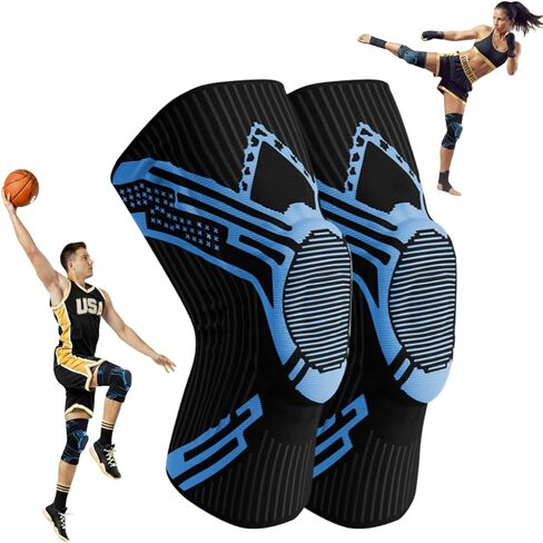 Dynamic Exercise Leg Sleeves 2-Pack for Men & Women, Knee Support & Stability for High Performance Sports Training in Saudi Arabia