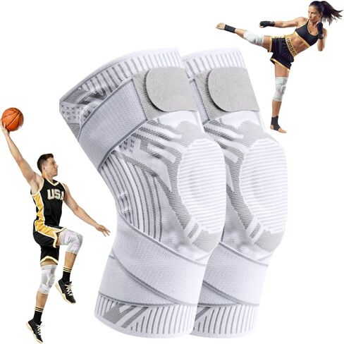 Dynamic Exercise Leg Sleeves 2-Pack for Men & Women, Knee Support & Stability for High Performance Sports Training in Saudi Arabia