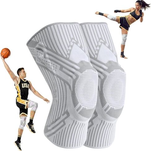 Dynamic Exercise Leg Sleeves 2-Pack for Men & Women, Knee Support & Stability for High Performance Sports Training in Saudi Arabia