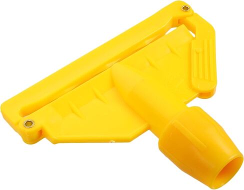 FRCOLOR Mop Handle Commercial Heavy Duty Mop Holder Handle Stick Head Replacement Holder for Floor Cleaning (Yellow) in Saudi Arabia
