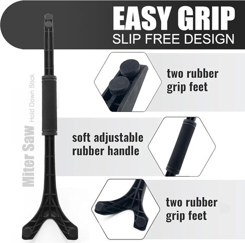 حزمة ordinarYone المكونة من 1 عصا دفع للأعمال الخشبية تتميز بمقابض مريحة لا تنزلق وأقدام مطاطية وتصميم نهائي للخشب الآمن in Kuwait