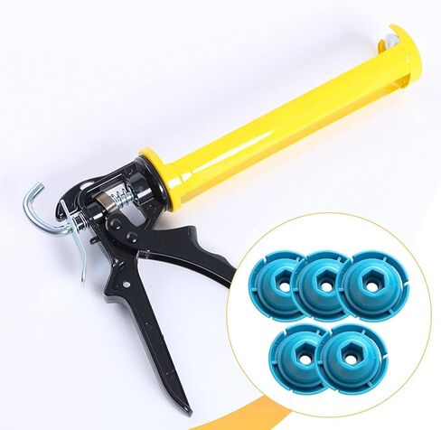 5x Caulking Machines Pushing Plate High Hardness Portable Heavy Duty 5 cm Dia High Performance Quick Install Blue Accessories in Saudi Arabia