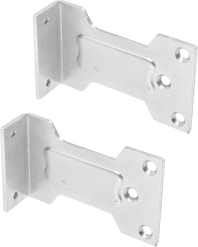 POPETPOP 2Pcs L-Shape Iron Parallel Mounting Plates for Door Closer Accessories Metal Door Closer Parallel Boards for Residential and Commercial Automatic Installation in Saudi Arabia