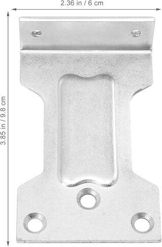 POPETPOP 2Pcs L-Shape Iron Parallel Mounting Plates for Door Closer Accessories Metal Door Closer Parallel Boards for Residential and Commercial Automatic Installation in Saudi Arabia