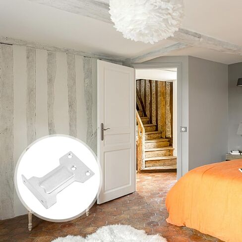 POPETPOP 2Pcs L-Shape Iron Parallel Mounting Plates for Door Closer Accessories Metal Door Closer Parallel Boards for Residential and Commercial Automatic Installation in Saudi Arabia